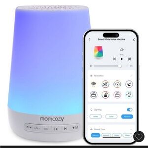 Momcozy Smart White Noise Machine - Blue